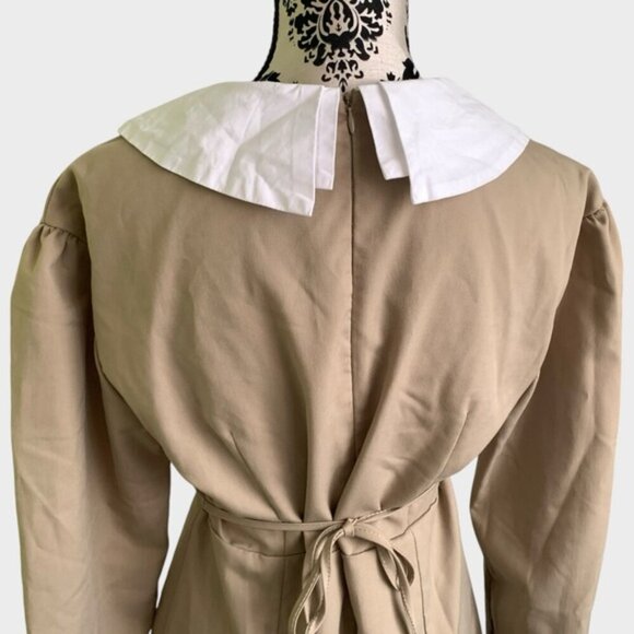 DAZY Peter Pan Collar Puff Sleeve Dress - Picture 8 of 10